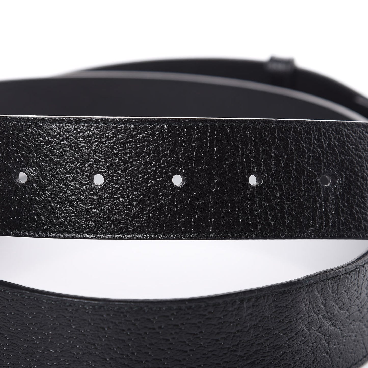 Textured Calfskin Double G 40mm Belt 110 44 Black