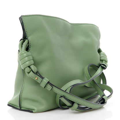 Loewe Calfskin Mini Flamenco Knot Clutch Rosemary 3 of 10