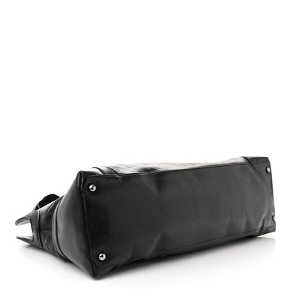 Chanel Lambskin East West Soho Shopper Black 4 of 15