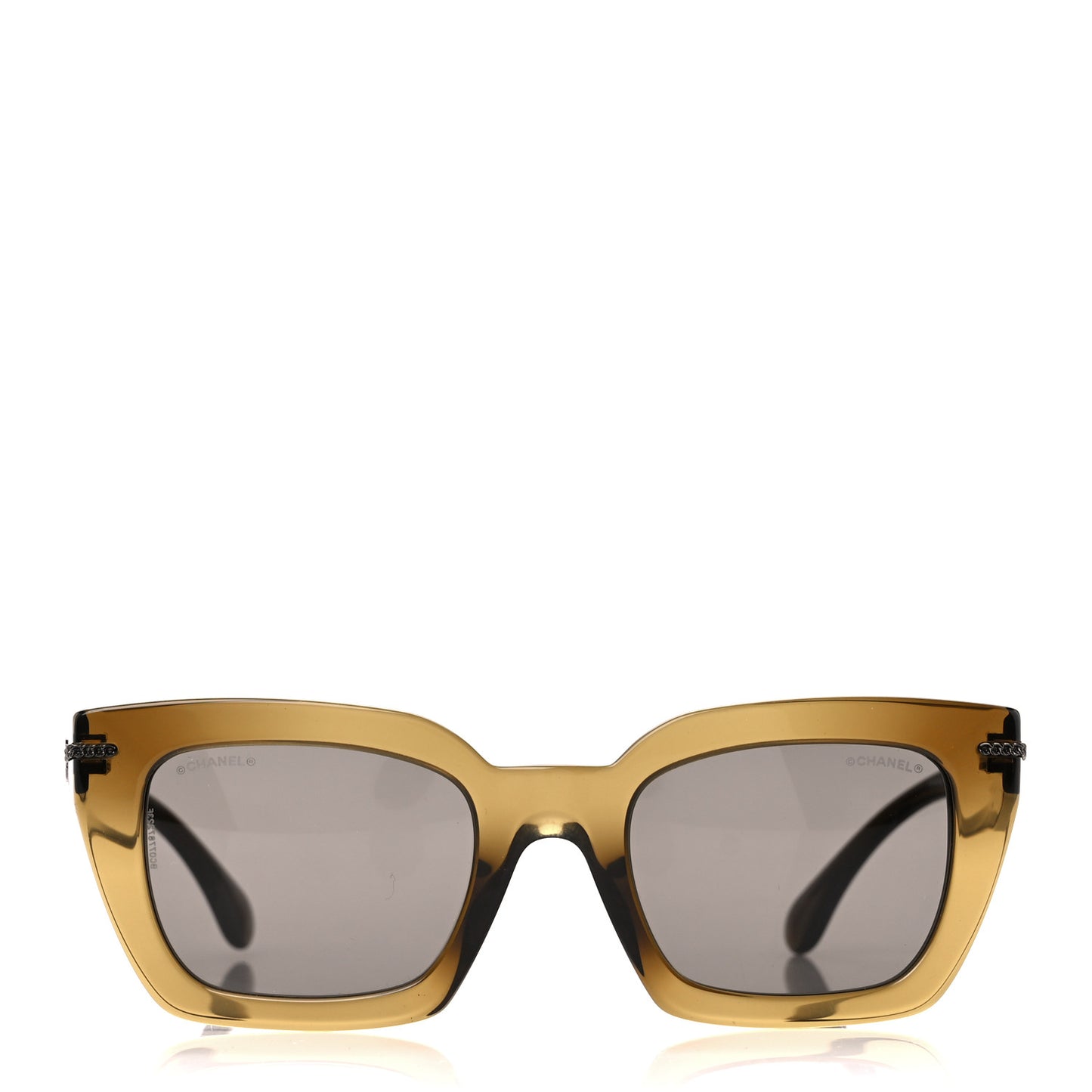 Acetate Square Sunglasses 5509-A Khaki