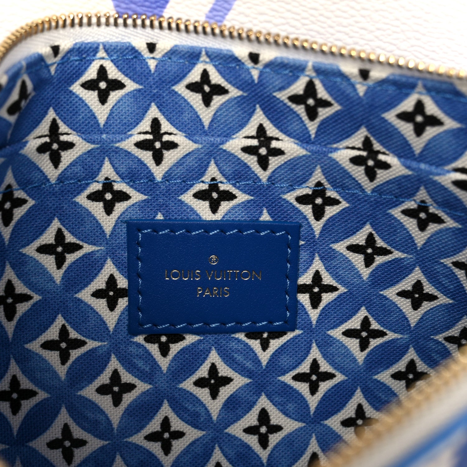 Louis Vuitton Monogram Giant By The Pool 2.0 Neverfull MM Blue 6 of 9