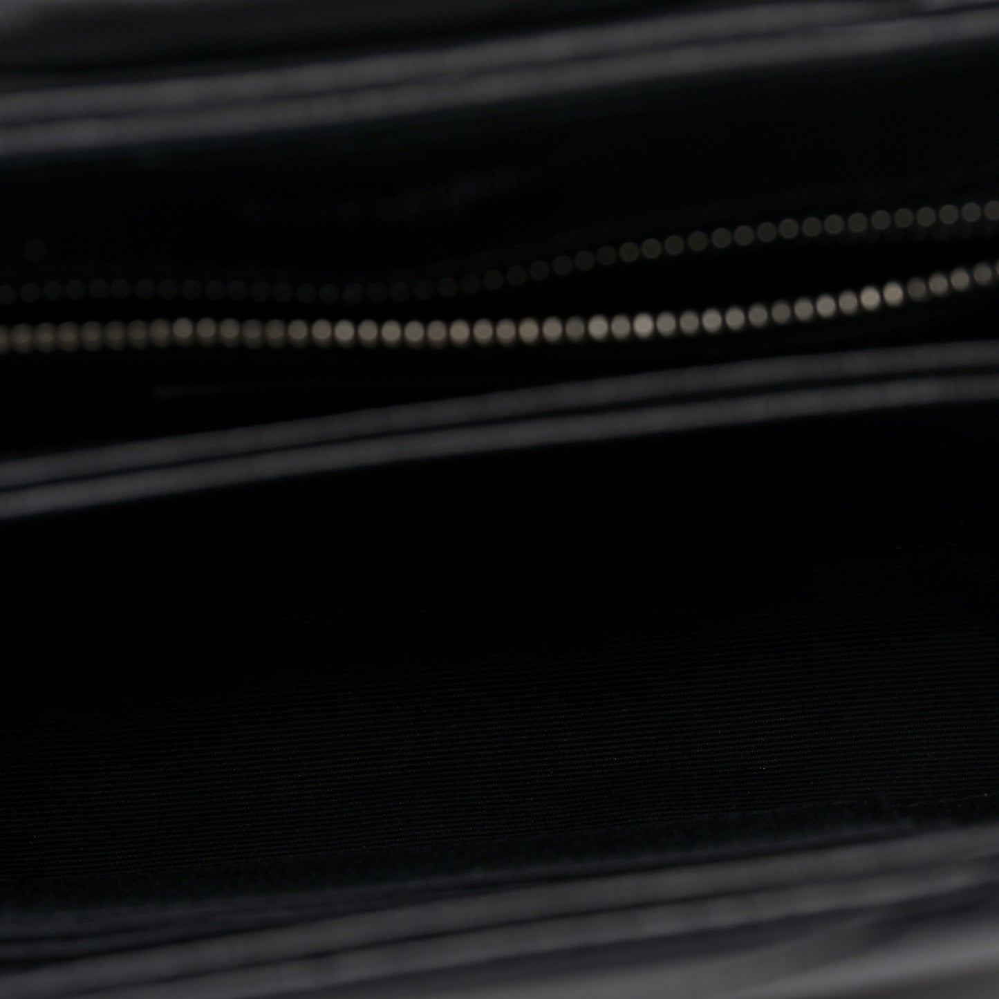 Calfskin Y Quilted Monogram Toy Loulou Crossbody Bag Black