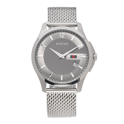 Gucci Stainless Steel 40mm G-Timeless Mesh Quartz Watch 1 of 5