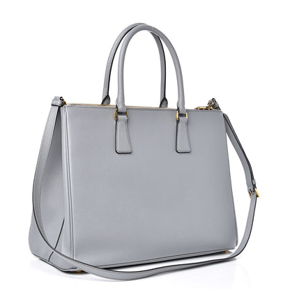 Prada Saffiano Large Galleria Double Zip Tote Granito 3 of 9