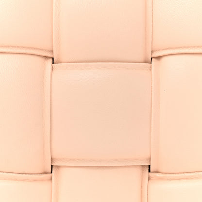 Bottega Veneta Nappa Maxi Intrecciato Padded Cassette Crossbody Bag Melon Washed 7 of 9