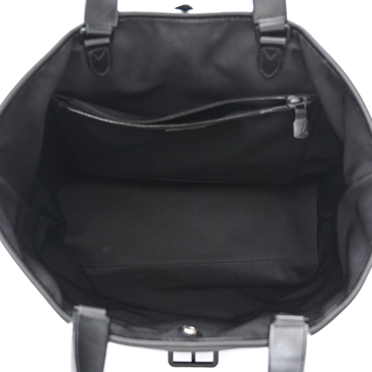 Louis Vuitton Monogram Eclipse Saumur Tote Black 5 of 9