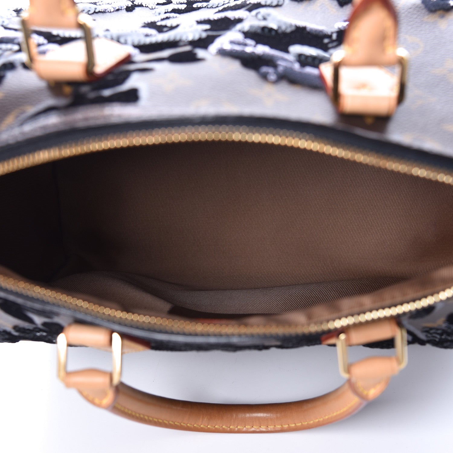 Louis Vuitton Monogram Fleur De Jais Sequins Speedy 30 5 of 10
