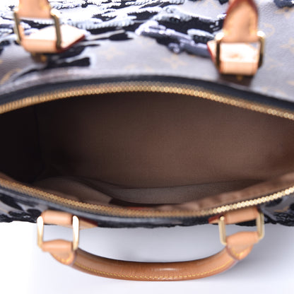 Louis Vuitton Monogram Fleur De Jais Sequins Speedy 30 5 of 10