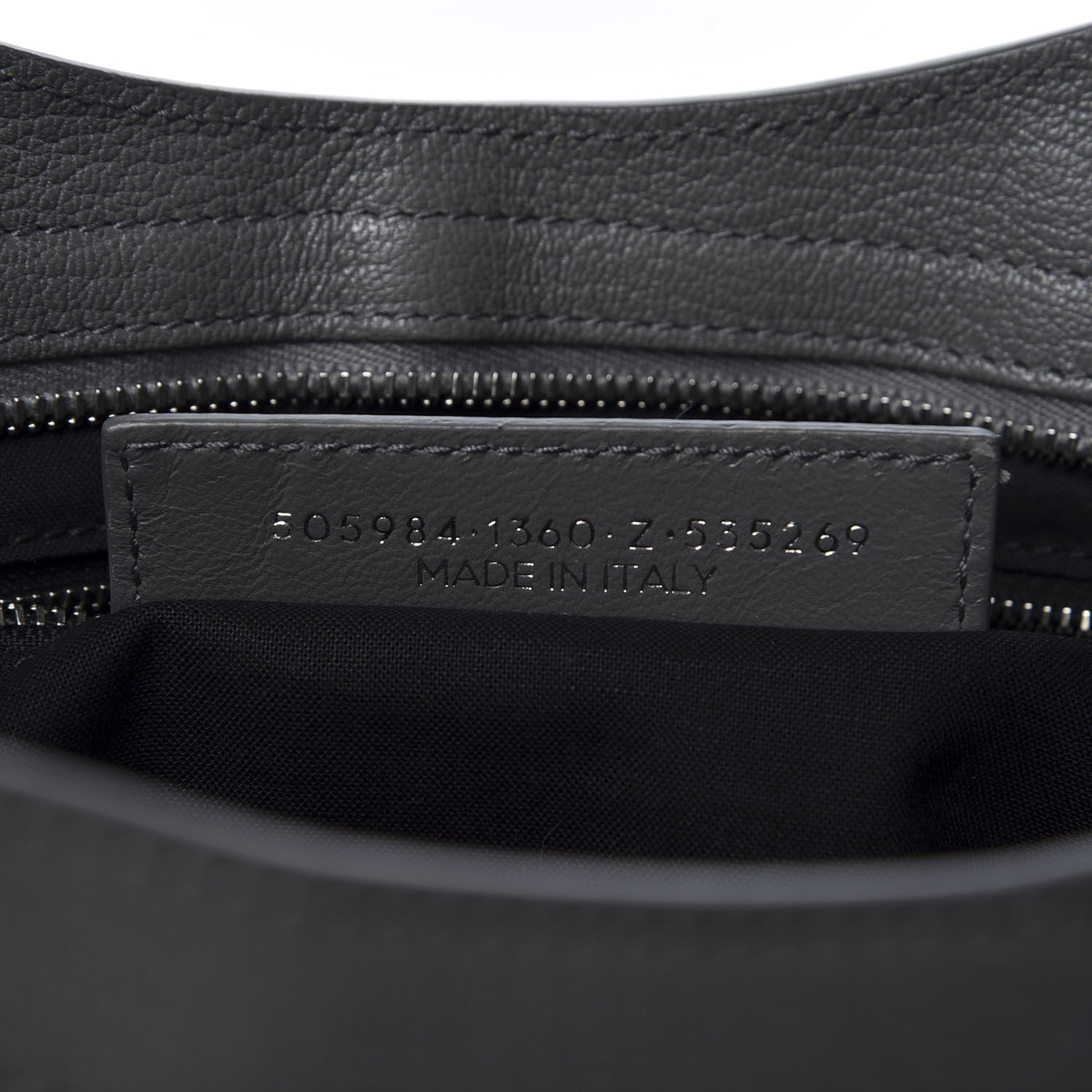 Balenciaga Chevre Silver Metallic Edge Hardware City Gris Acier 8 of 9