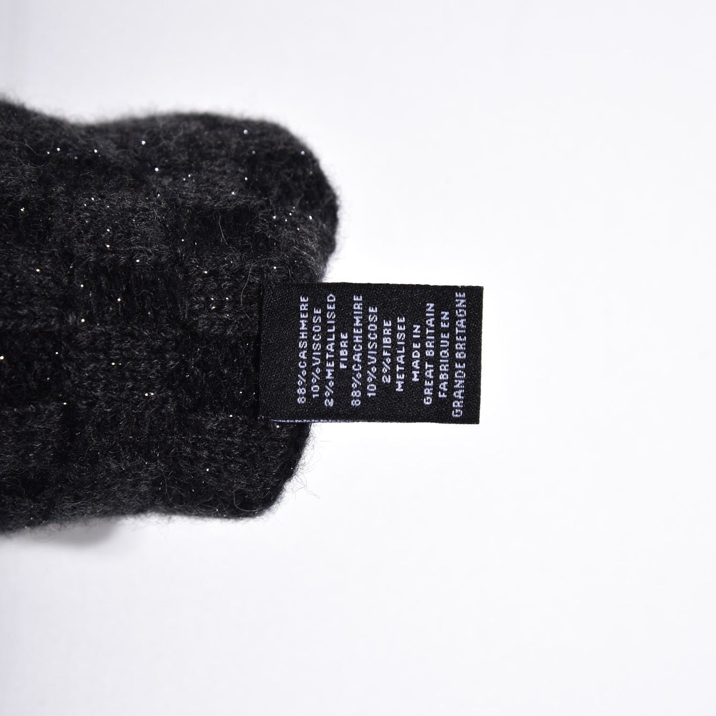 Cashmere Viscose CC Arm Warmers Grey Navy