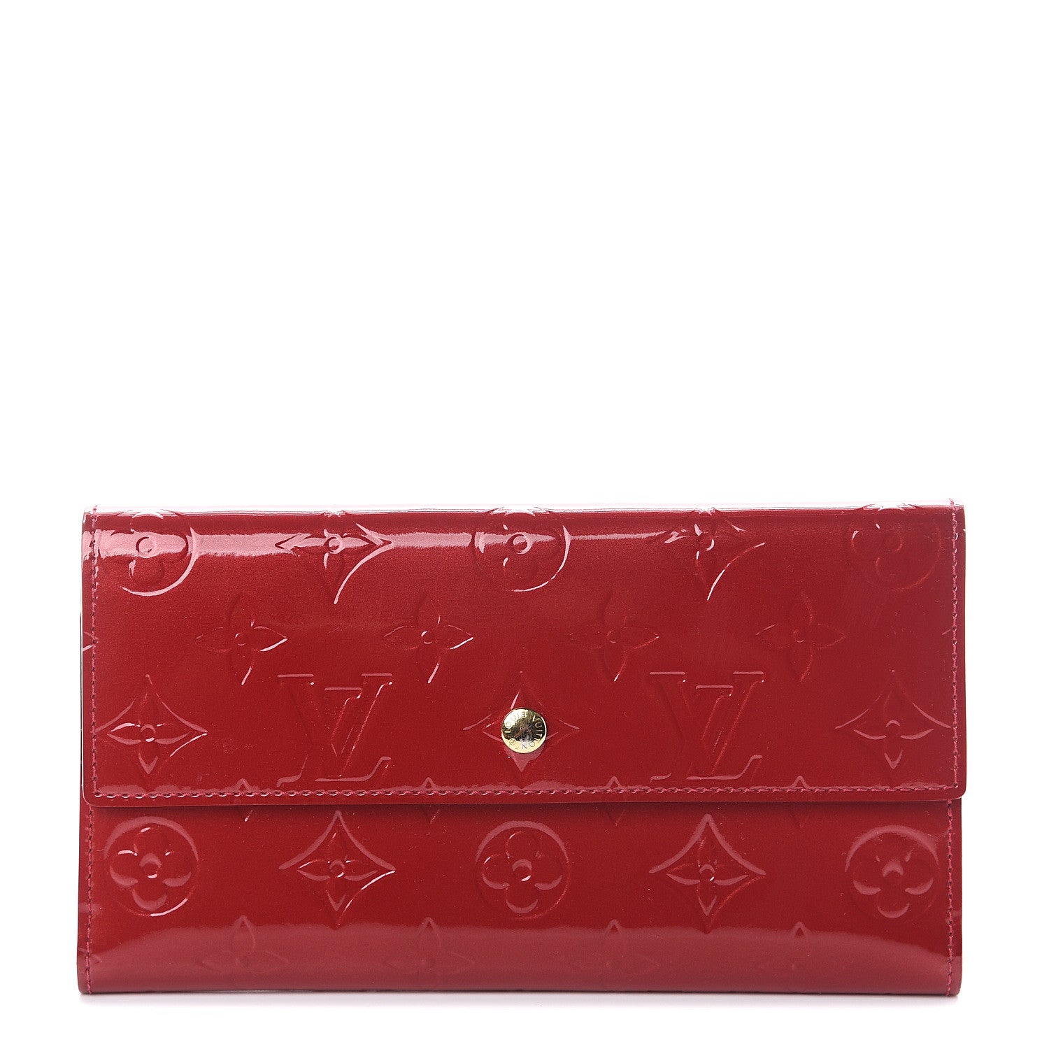 Louis Vuitton Vernis Porte Tresor International Wallet Pomme D'Amour 1 of 5