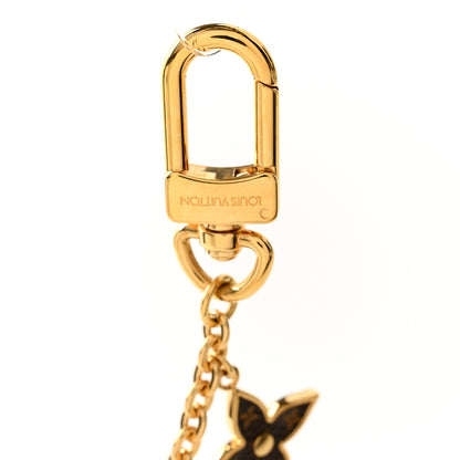 Louis Vuitton Monogram Spring Street Bag Charm Key Holder Gold 3 of 4
