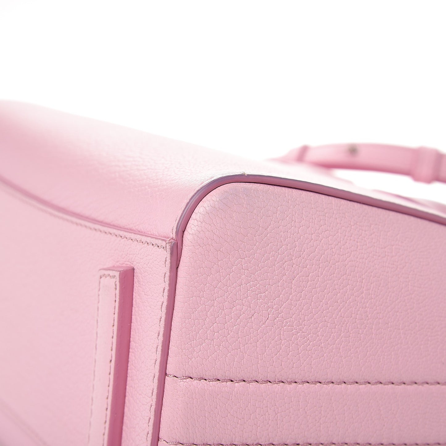Sugar Goatskin Mini Antigona Bright Pink