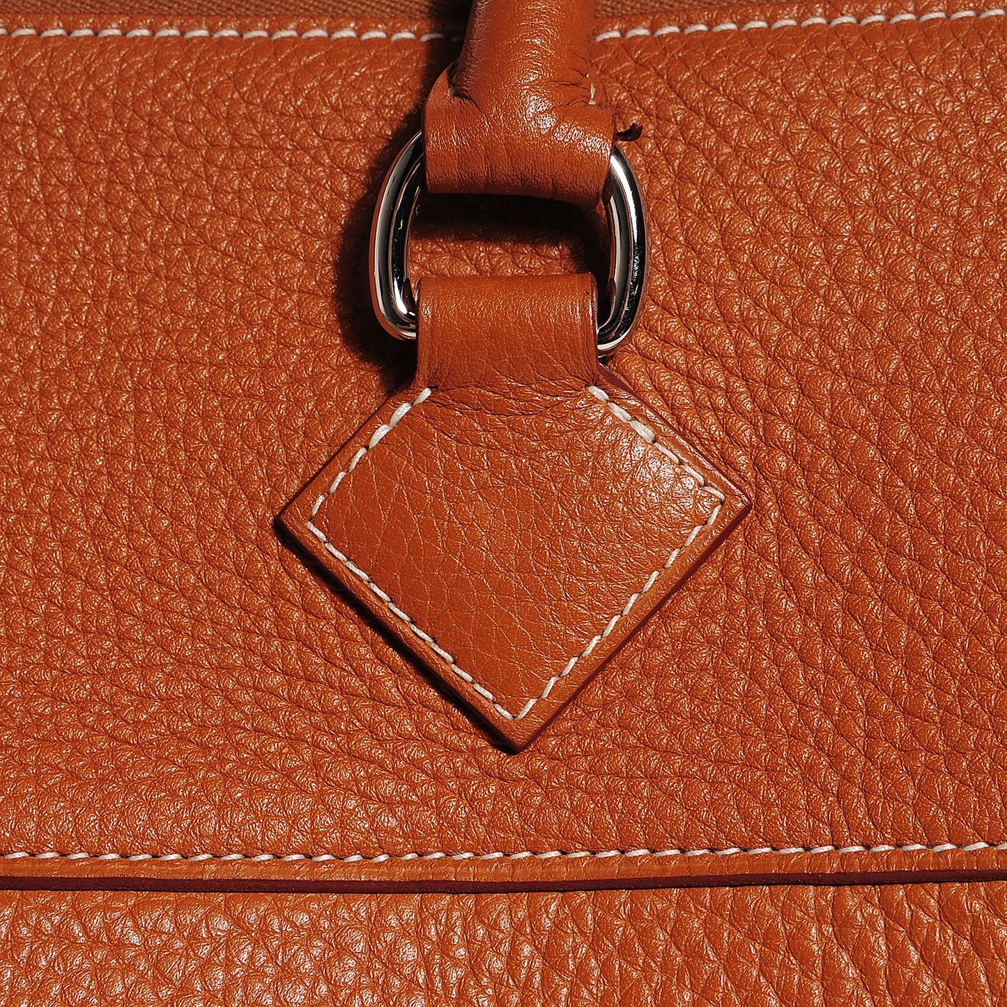 Taurillon Clemence Shoulder Atlas Satchel Gold