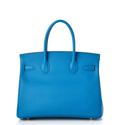 Hermes Epsom Birkin 30 Bleu Zanzibar 4 of 38
