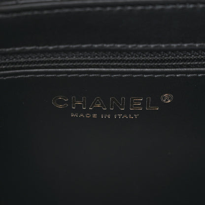 Chanel Shiny Aged Calfskin Quilted Nano Kelly Shopper Black 6 of 10