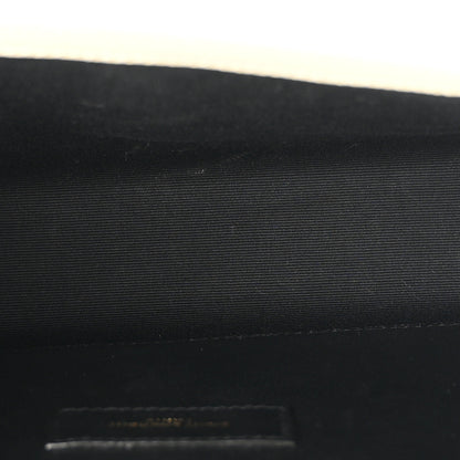 Saint Laurent Grain De Poudre Calfskin Medium Classic Monogram Kate Tassel Satchel Crema Soft 5 of 11