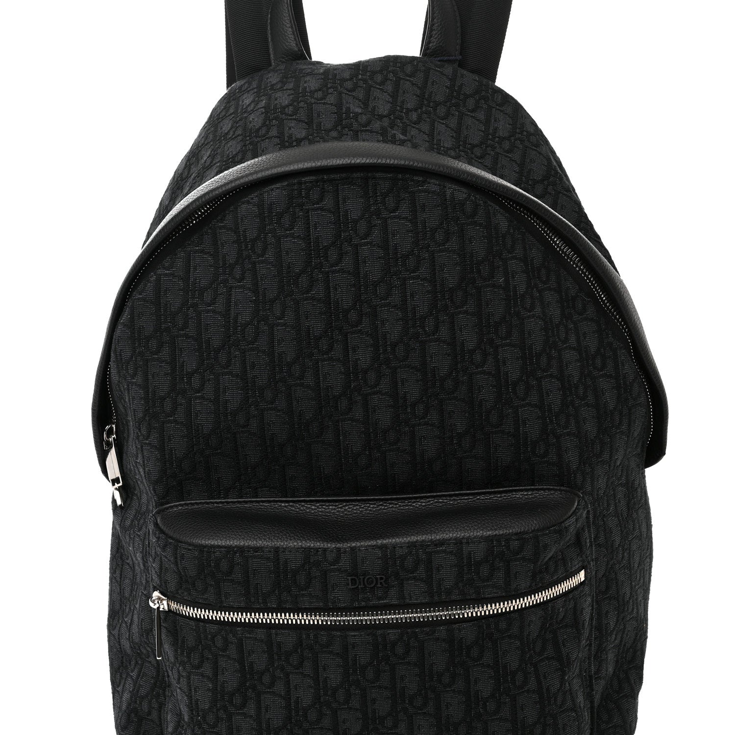 Christian Dior Oblique Calfskin Rider Backpack Black 7 of 9