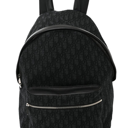Christian Dior Oblique Calfskin Rider Backpack Black 7 of 9