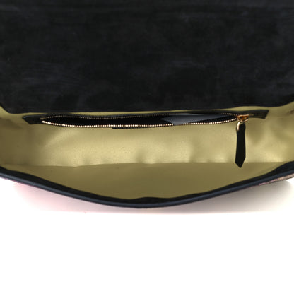Fendi X VERSACE Calfskin Sequin Fendace FF Baguette Black Multicolor 5 of 12