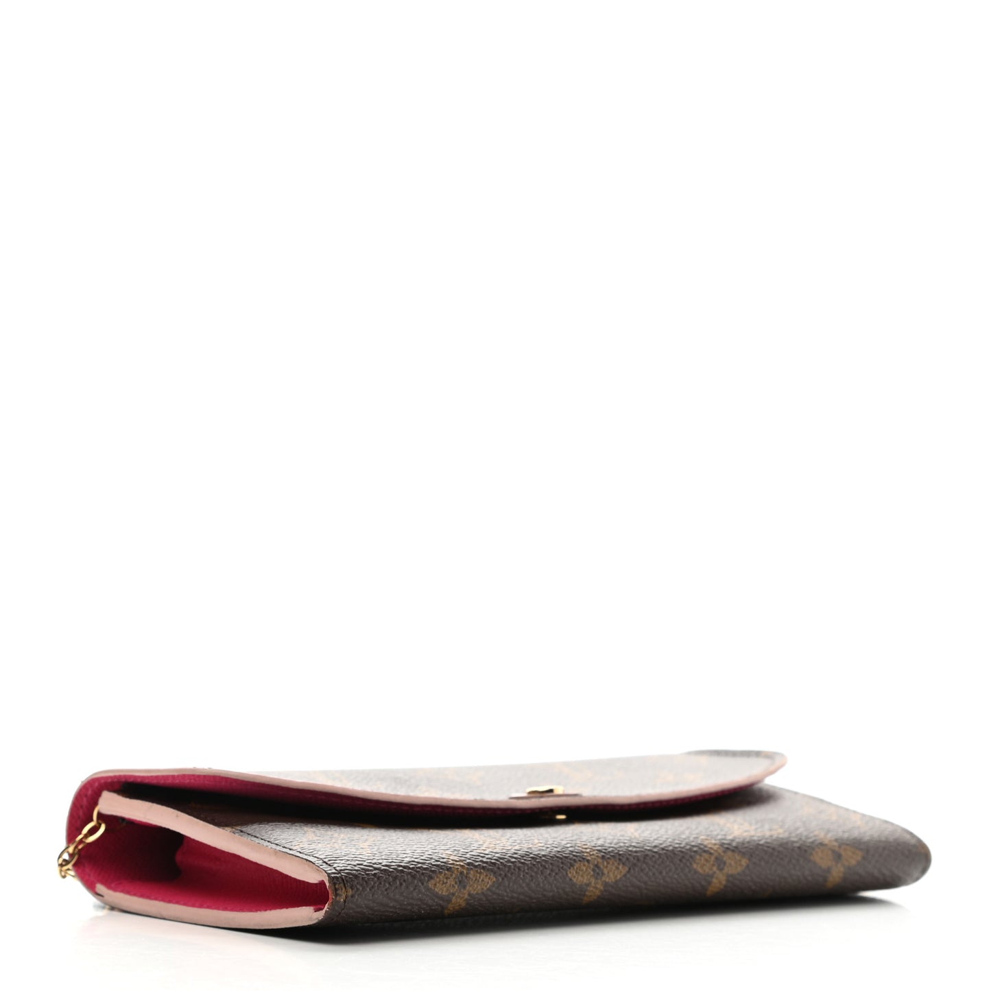 Monogram Bloom Flower Emilie Wallet Fuchsia