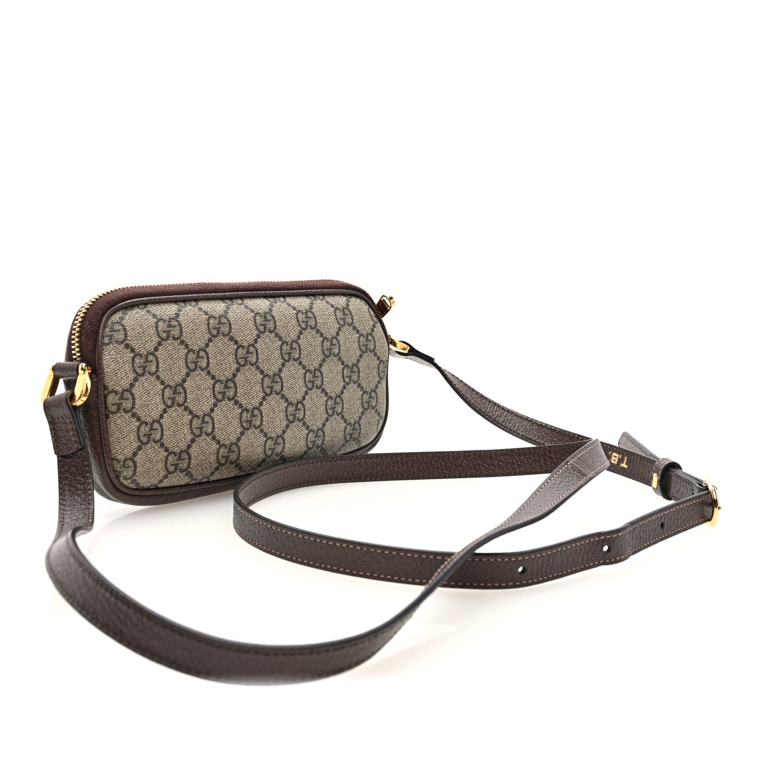 Gucci GG Supreme Monogram Web Mini Ophidia GG Bag Brown 3 of 10