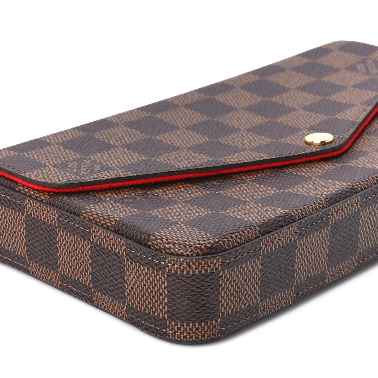 Damier Ebene Pochette Felicie Chain Wallet