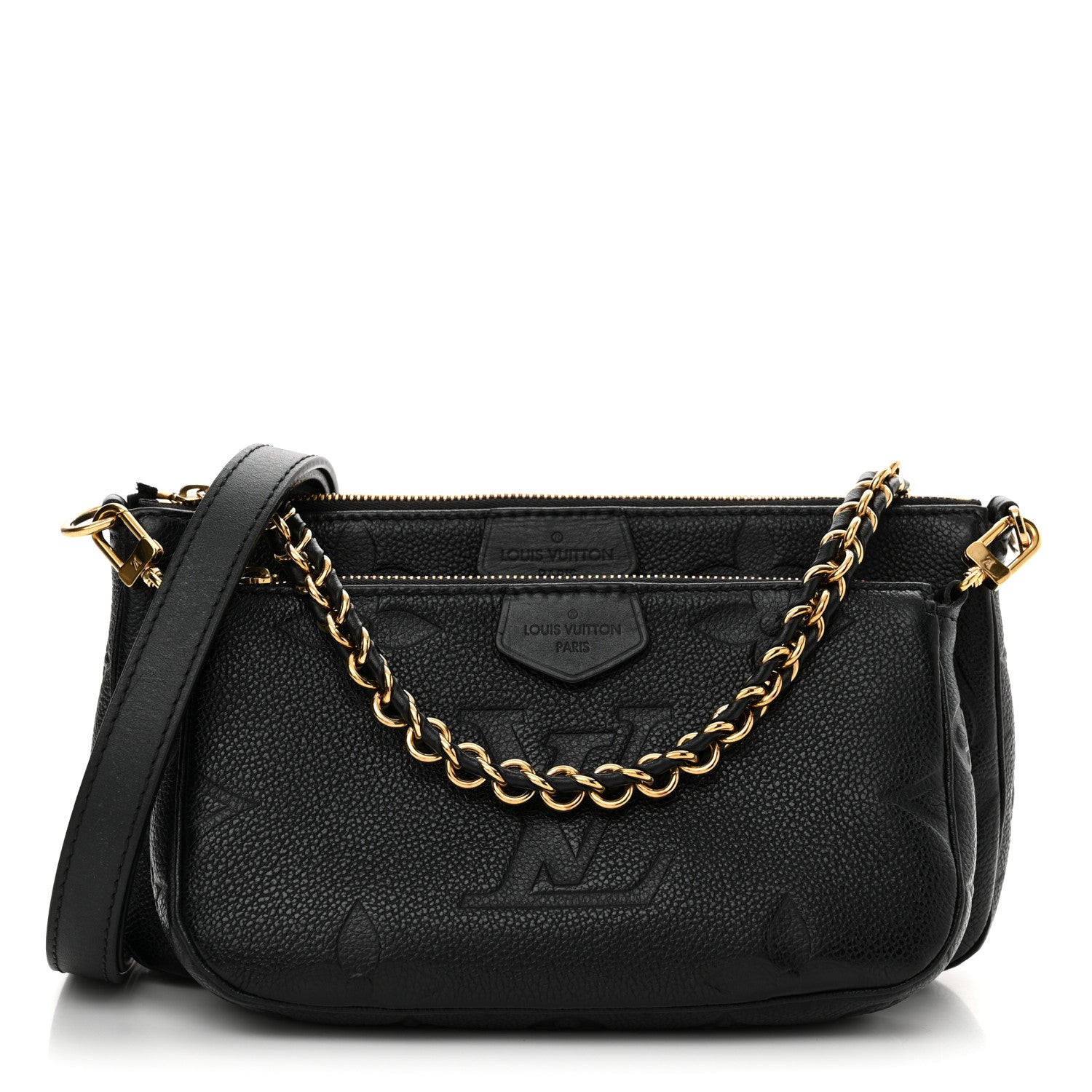 Louis Vuitton Empreinte Monogram Giant Multi Pochette Accessories Black 1 of 12