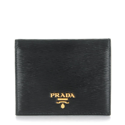 Prada Vitello Move Bi-Fold Wallet Nero Black 1 of 7