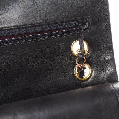 Chanel Lambskin Quilted Small Double Flap Black 15 of 22