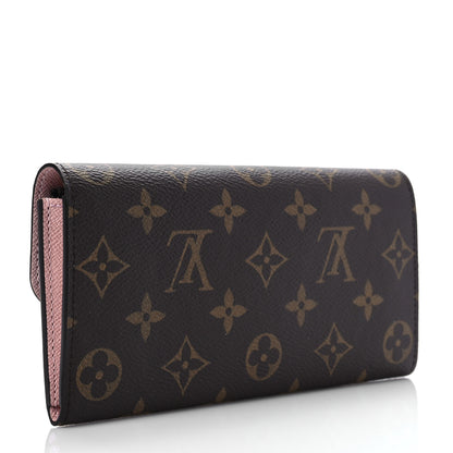 Louis Vuitton Monogram Emilie Wallet Rose Ballerine 3 of 7