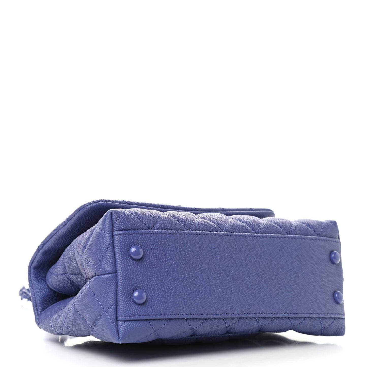 Caviar Quilted Incognito Mini Coco Handle Flap Blue