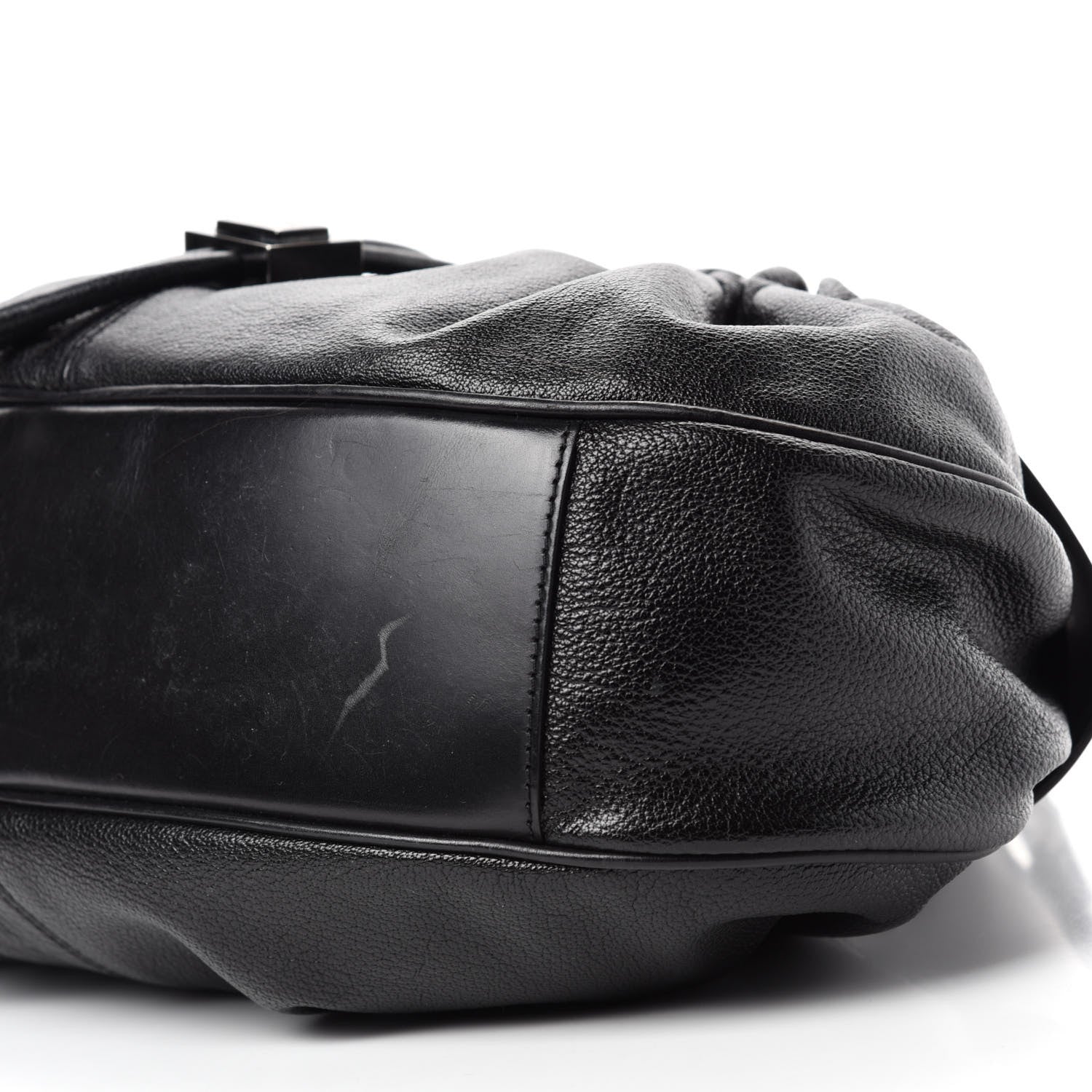 Burberry Calfskin Warrior Hobo Black 7 of 18