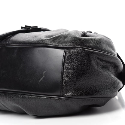 Burberry Calfskin Warrior Hobo Black 7 of 18