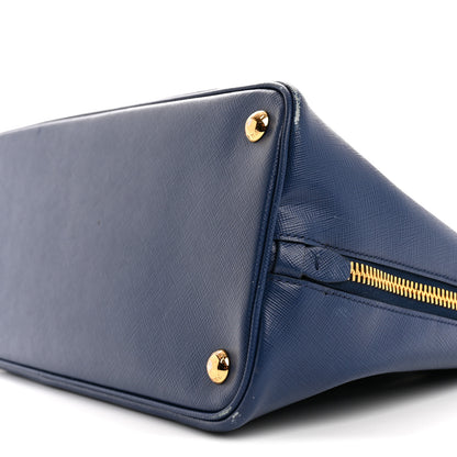 Prada Saffiano Lux Large Promenade Tote Bluette 10 of 15