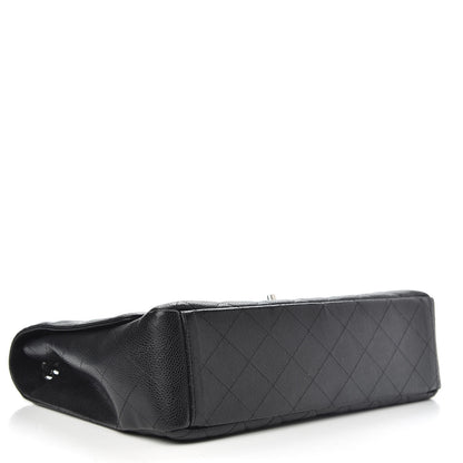 Chanel Caviar Quilted Maxi Single Flap Black 5 of 12