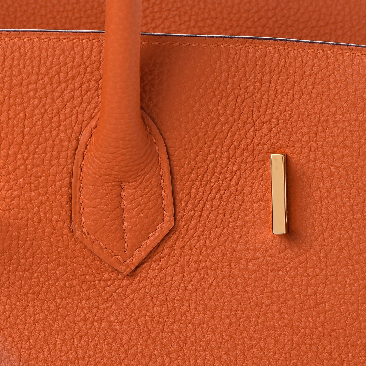 Togo Birkin 35 Orange