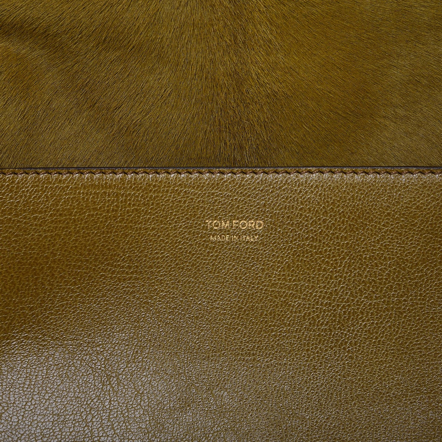 Calfskin Calf Hair Large Jennifer Olive