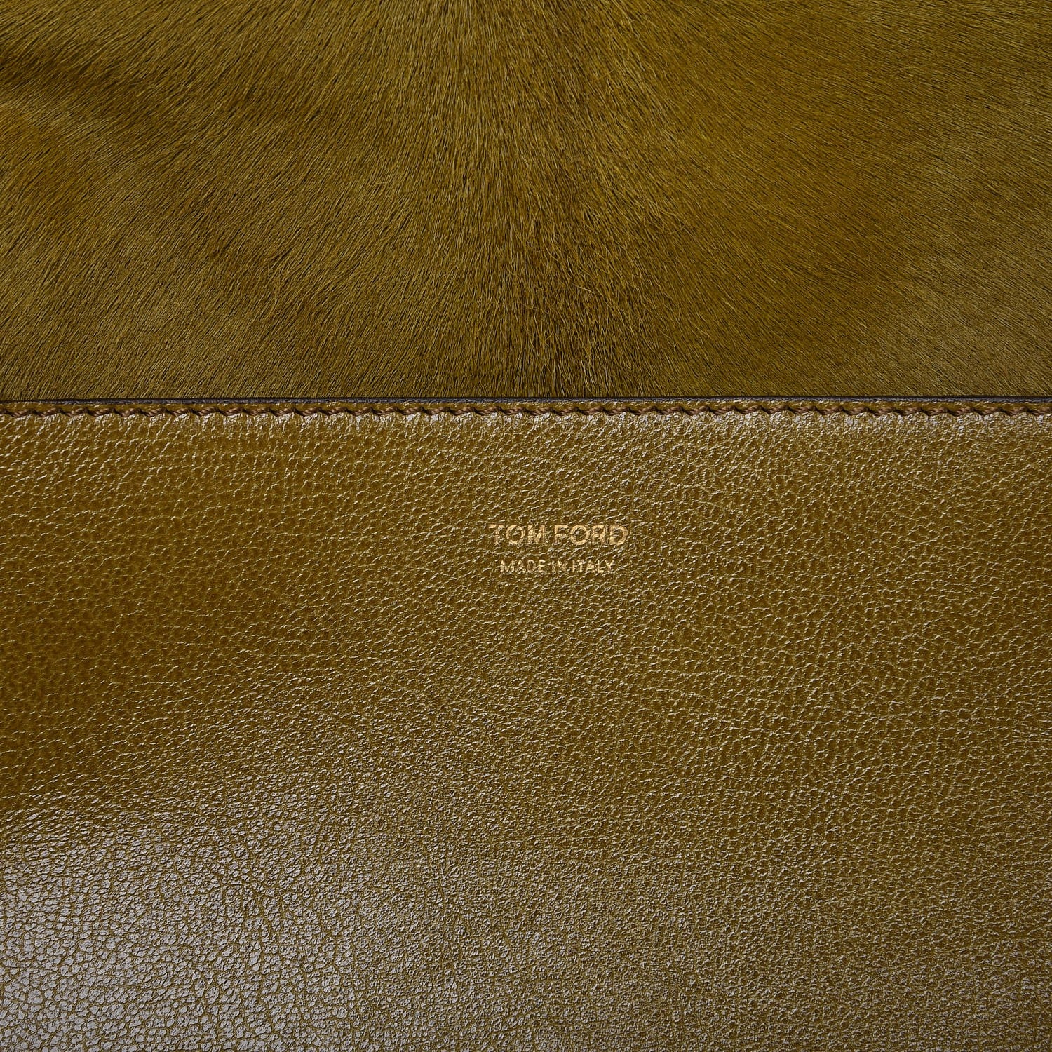 Tom Ford Calfskin Calf Hair Large Jennifer Olive 6 of 8