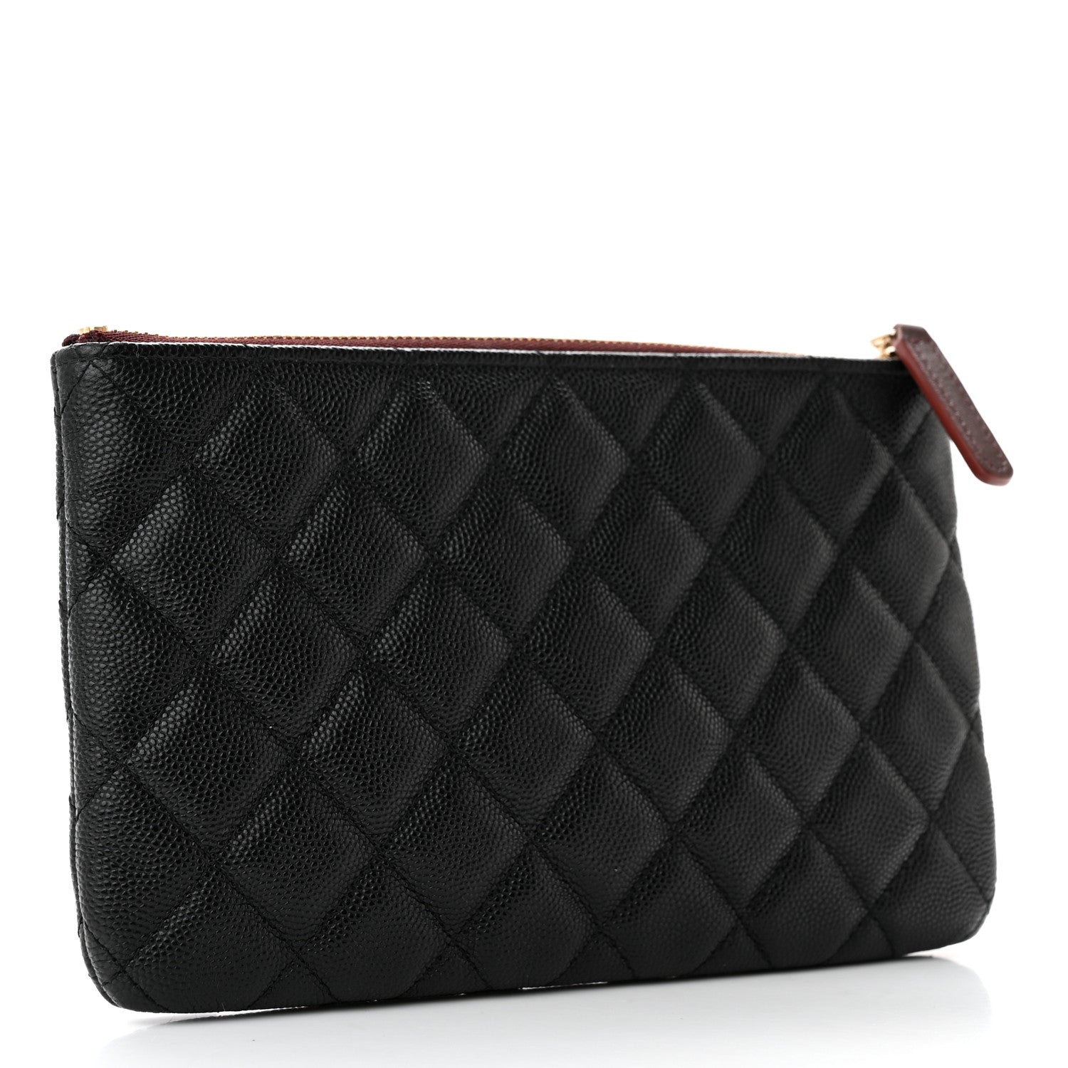 Chanel Caviar Quilted Cosmetic Case Black 2 of 9