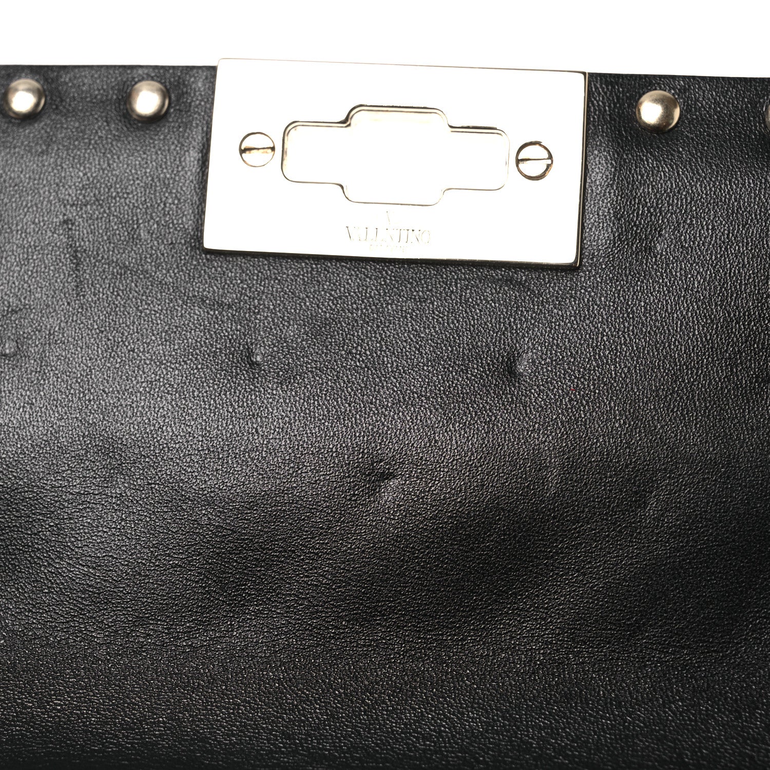 Valentino Garavani Patent Medium Rockstud Spike Shoulder Bag Black 10 of 10