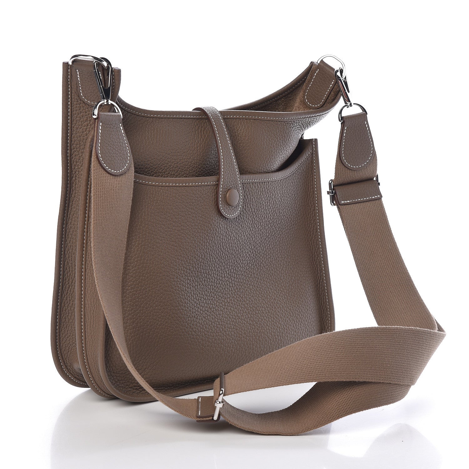 Hermes Taurillon Clemence Evelyne III PM Etoupe 3 of 10