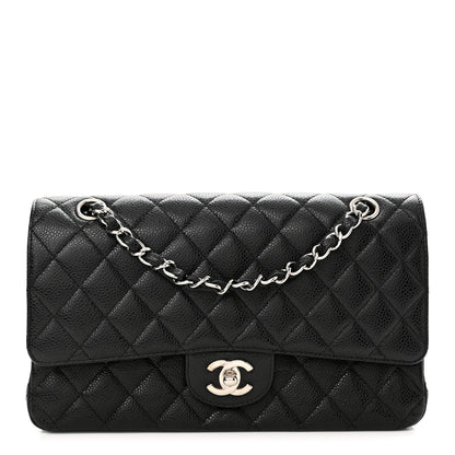 Chanel Caviar Quilted Medium Double Flap Black 1 of 13