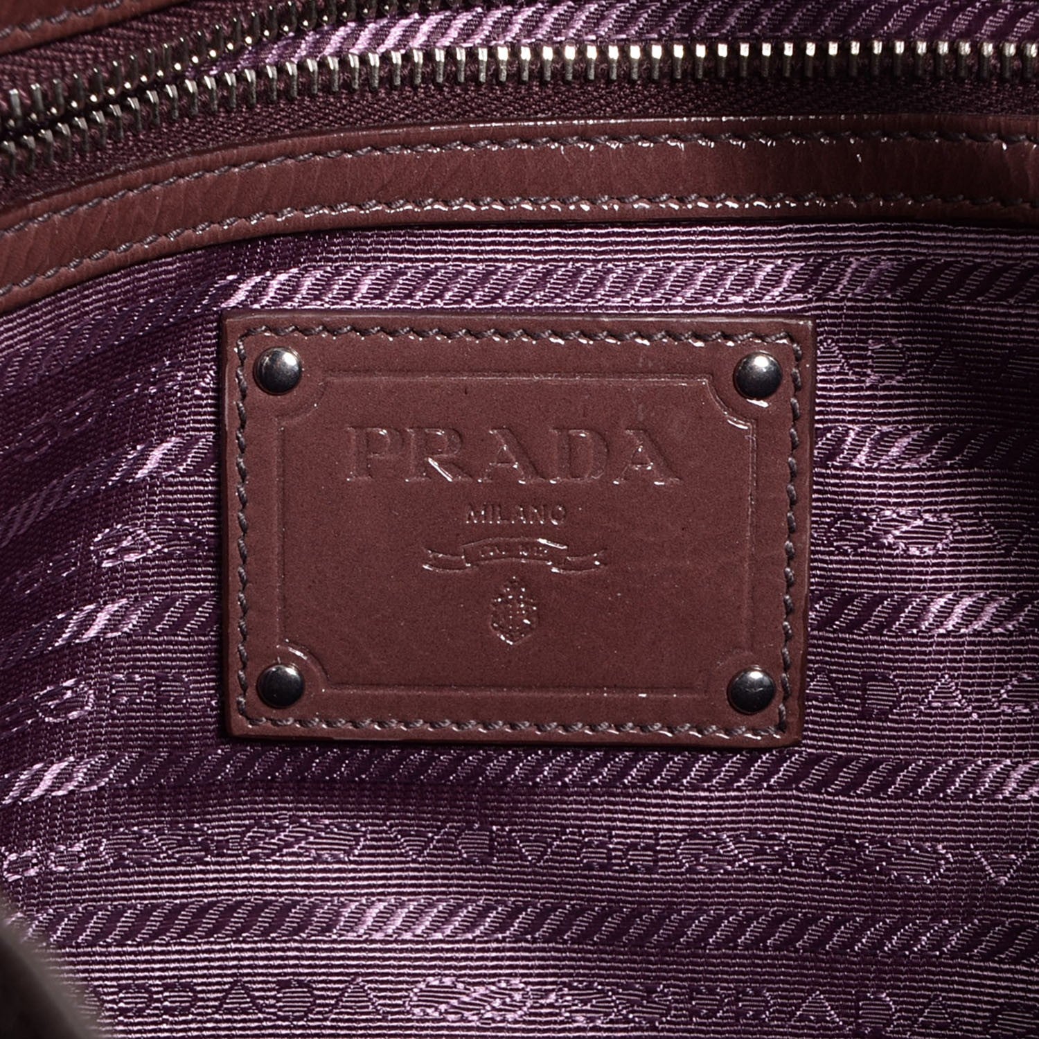 Prada Vernice Sfumata Shoulder Bag Lampone 6 of 11
