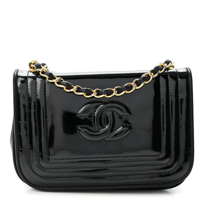Chanel Patent Mini Flap Black 1 of 10