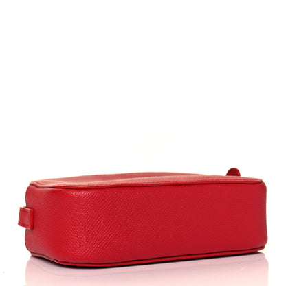 Balenciaga Signature Grained Calfskin Logo XS Ville Camera Bag Rouge Lantern Black 3 of 7