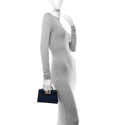 Hermes Epsom Mini Kelly Sellier 20 Bleu Navy 2 of 13