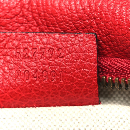 Gucci Grained Calfskin Logo Belt Bag Hibiscus Red 7 of 10