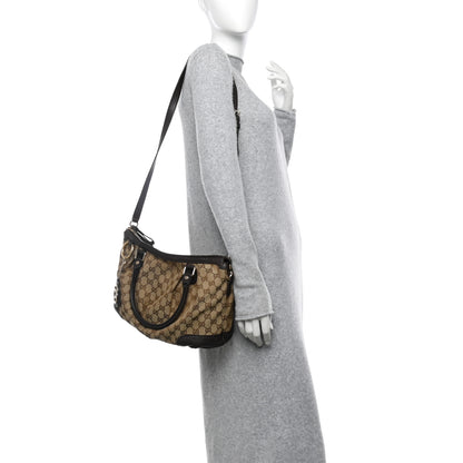 Gucci Monogram Medium Sukey Top Handle Dark Brown 2 of 11