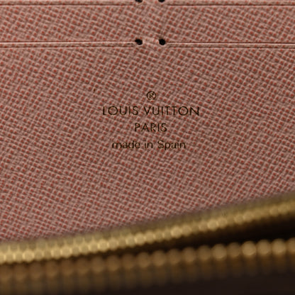 Louis Vuitton Monogram Clemence Wallet Rose Ballerine 6 of 7